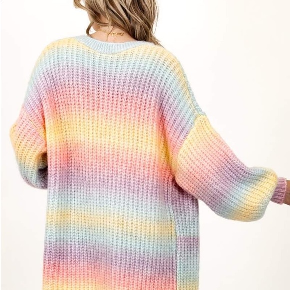 Sunday Funday Striped Cardigan - Picture 4 of 4